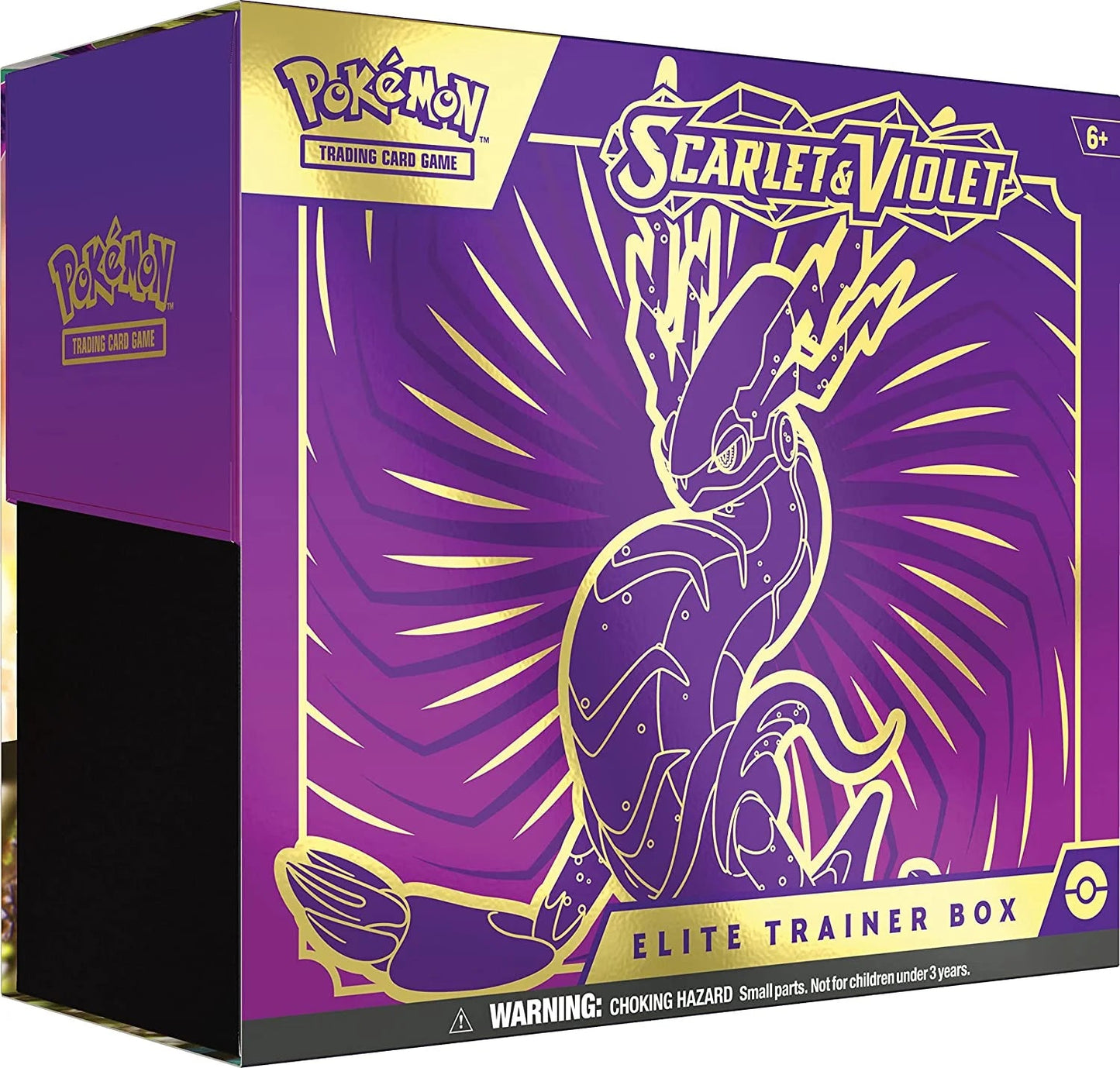 Trading Card Game: Scarlet & Violet Elite Trainer Box - Easy to Play (Red or Purple)